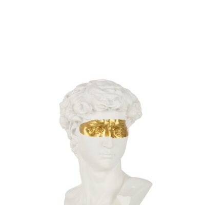 J-Line buste David poly wit/goud