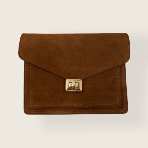 Fique the label Beau Bag brown Suede
