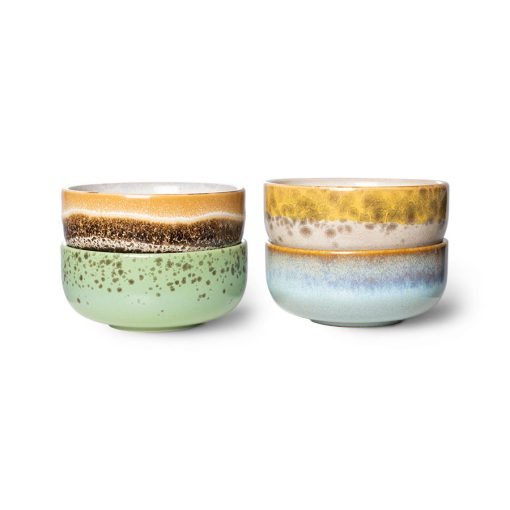 HK Living - 70's XS bowl   (set van 4)