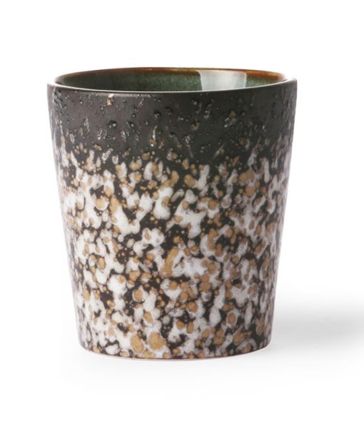 HK Living 70s coffee mug mud