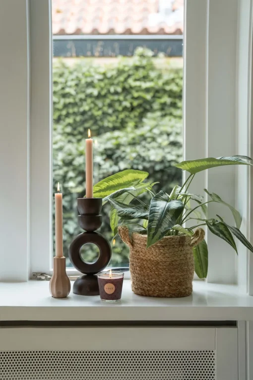 Zusss kandelaar vergrijsd hout - Afbeelding 2