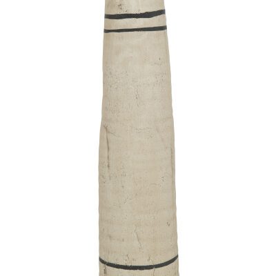 J-Line vaas streep terra beige/zwart