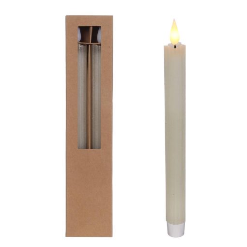 Ideas 4 Seasons Dinner pencil kaars LED creme