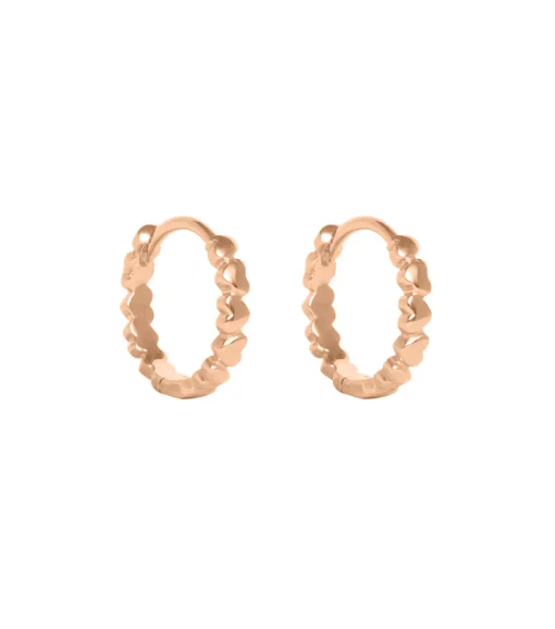 MIAB oorbellen heart click - goud