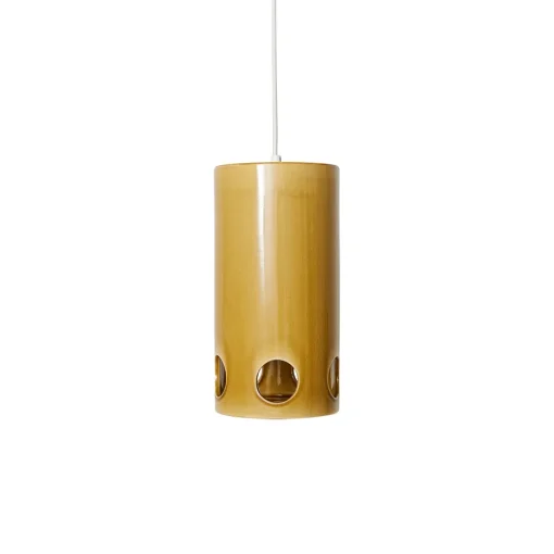 HK Living Ceramic lamp Mustard