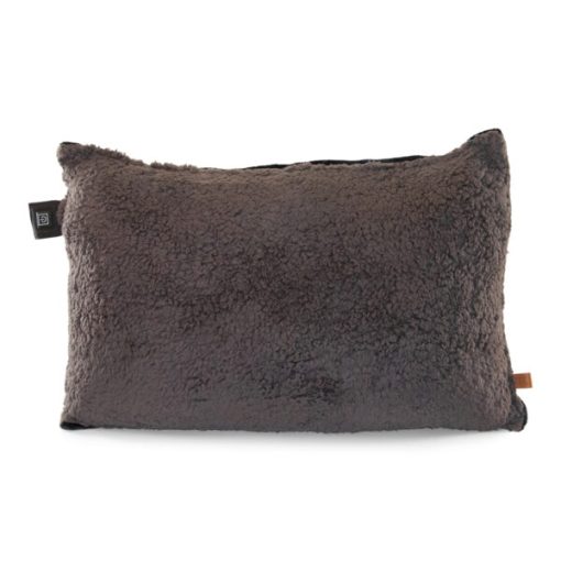 Jens Living Heat Pillow Teddy Antraciet
