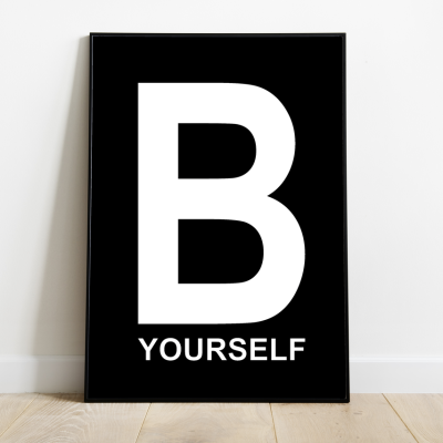 B Yourself poster 40x50cm