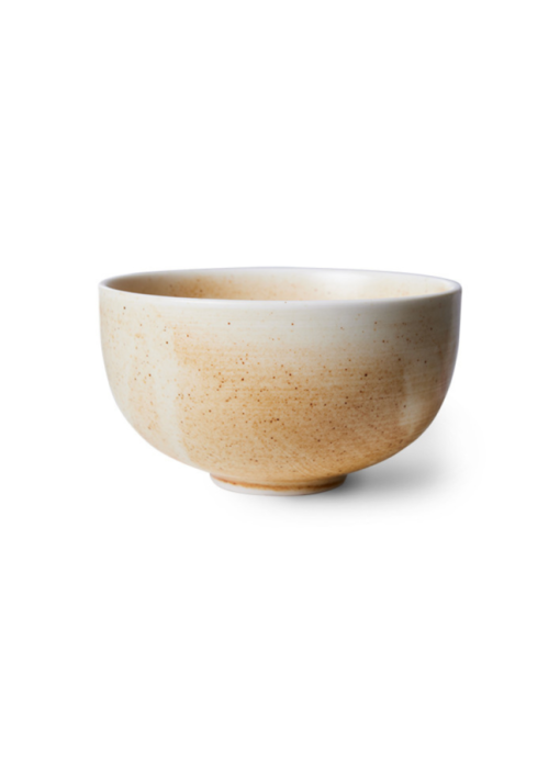 HK Living chef ceramics bowl rustic cream/ brown