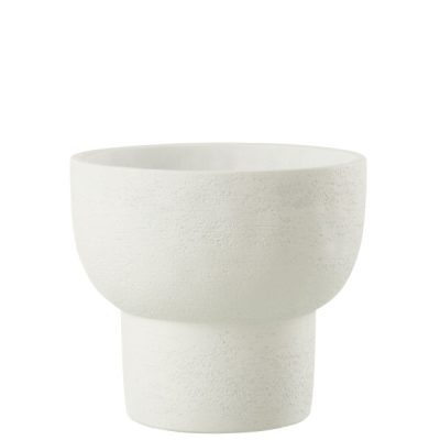 J-line bloempot Ying cement wit