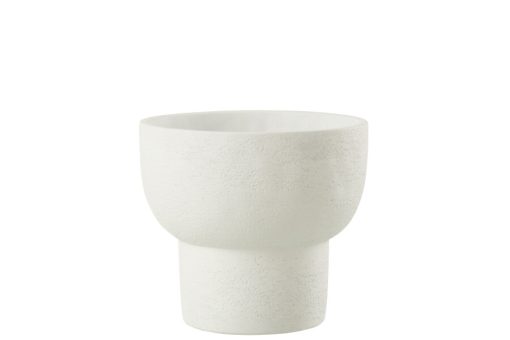 J-line bloempot Ying cement wit