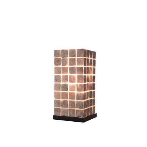 Villaflor moni gold vierkante lamp 30 cm